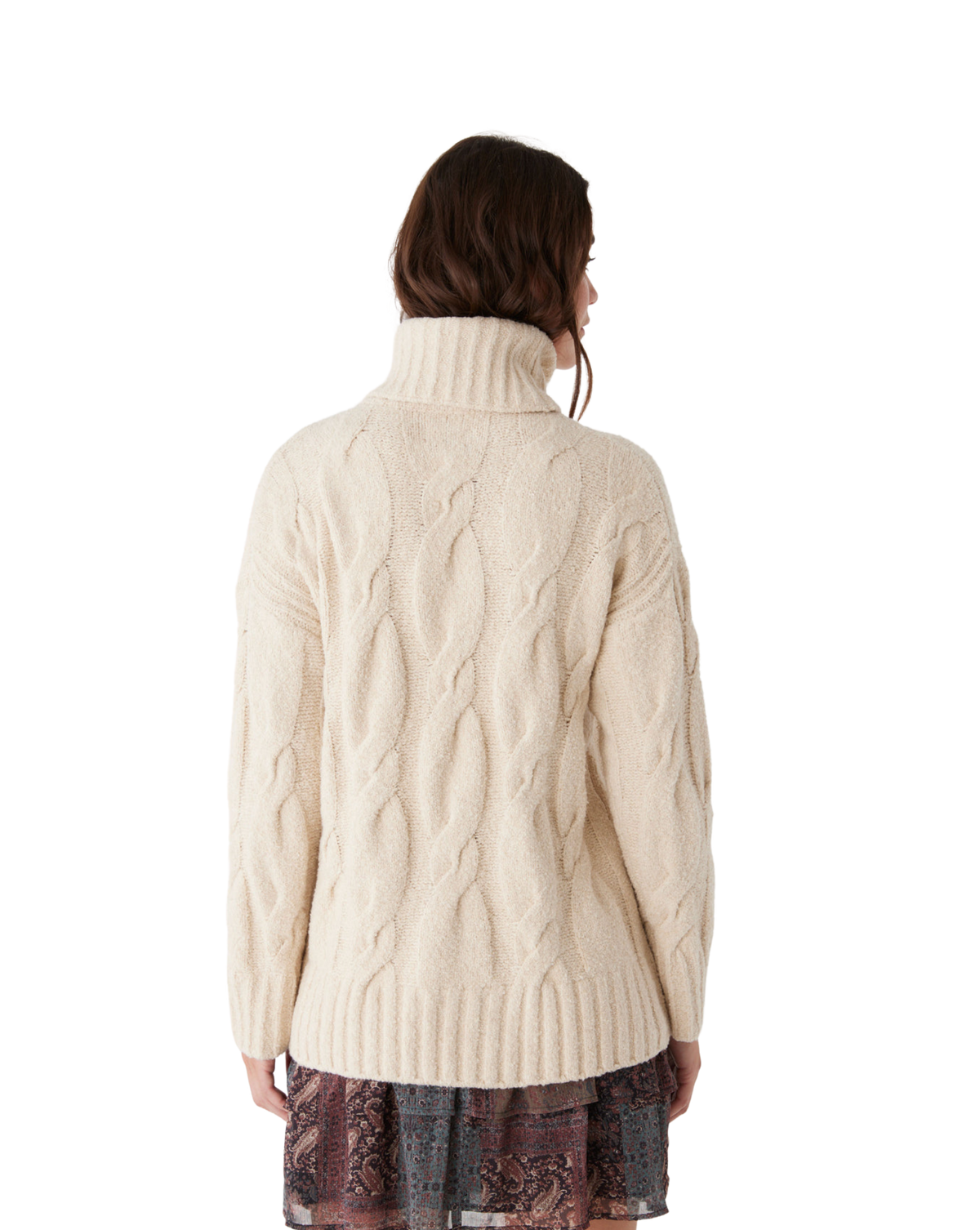 Ralph Lauren Women's Wool Turtleneck Sweater - Size XL in Cream