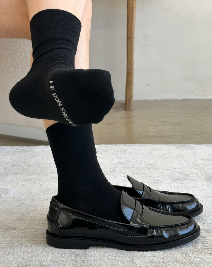 Le Bon Shoppe - Sneaker Socks True Black
