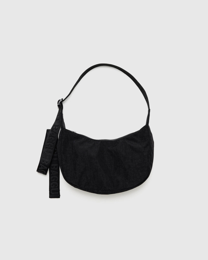 Baggu - Small Nylon Crescent Bag Black