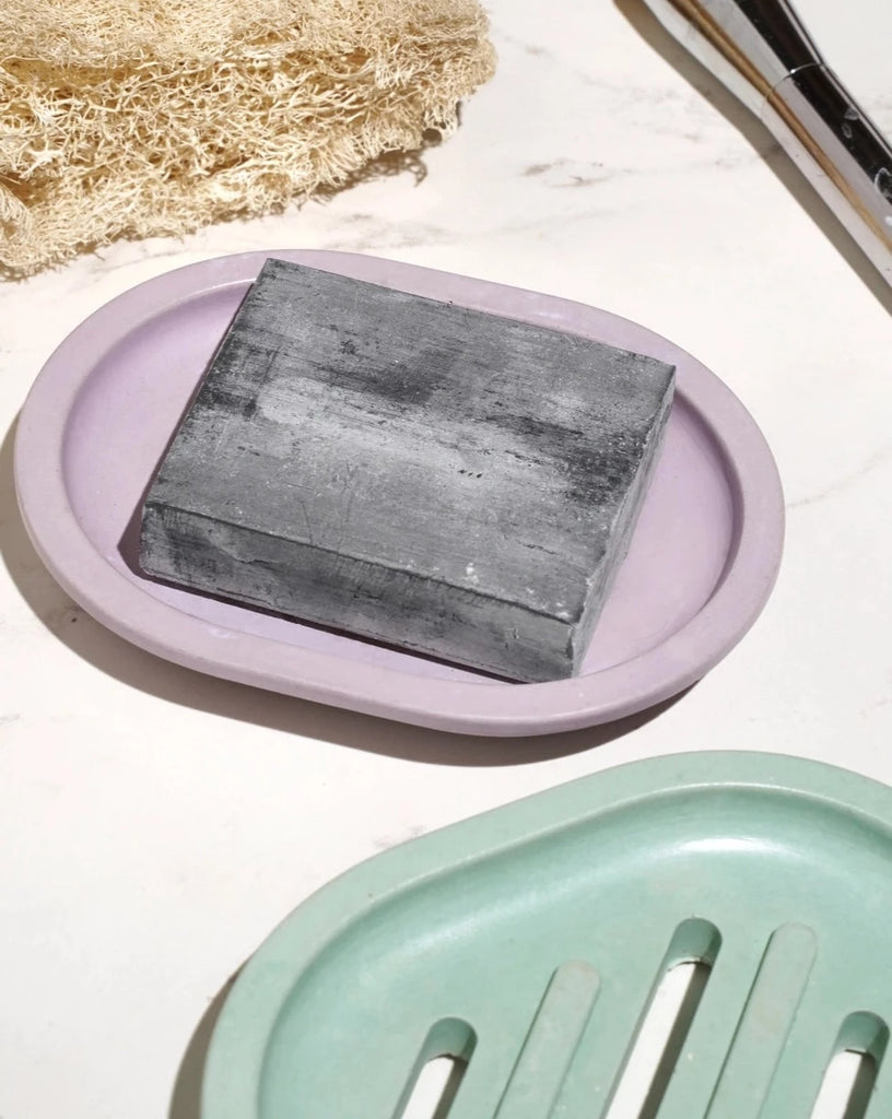 Ebb & Flow - Concrete Soap Dish Lavender
