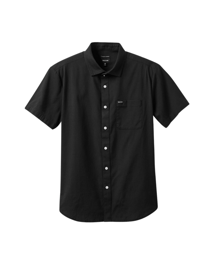 Brixton - Charter Oxford Shortsleeve Shirt Black