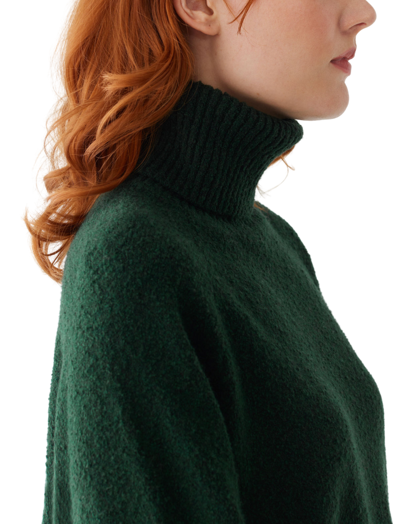 Frank and Oak - The Seawool Turtleneck Forest Green