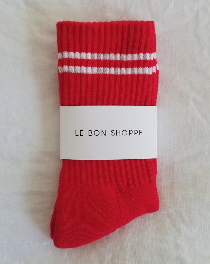 Le Bon Shoppe - Boyfriend Socks Red