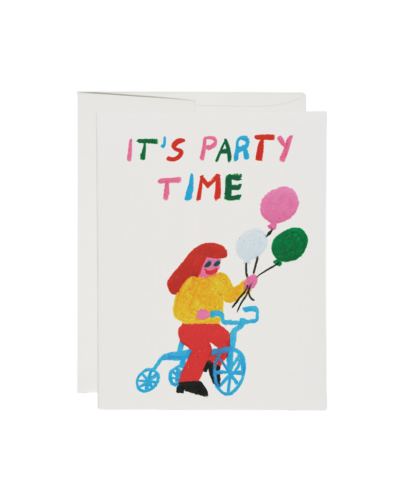 Red Cap Cards - Party Time Tricycle Card