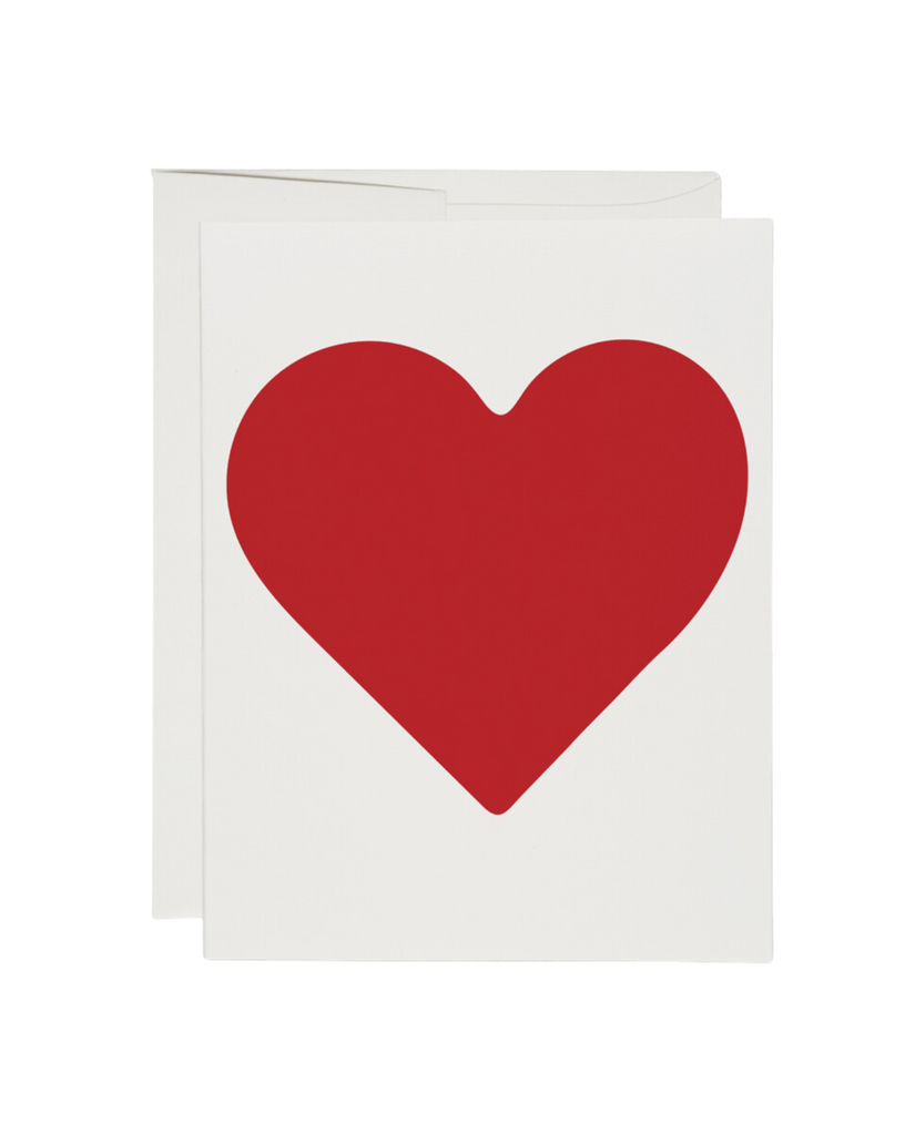 Red Cap Cards - Huge Heart Card