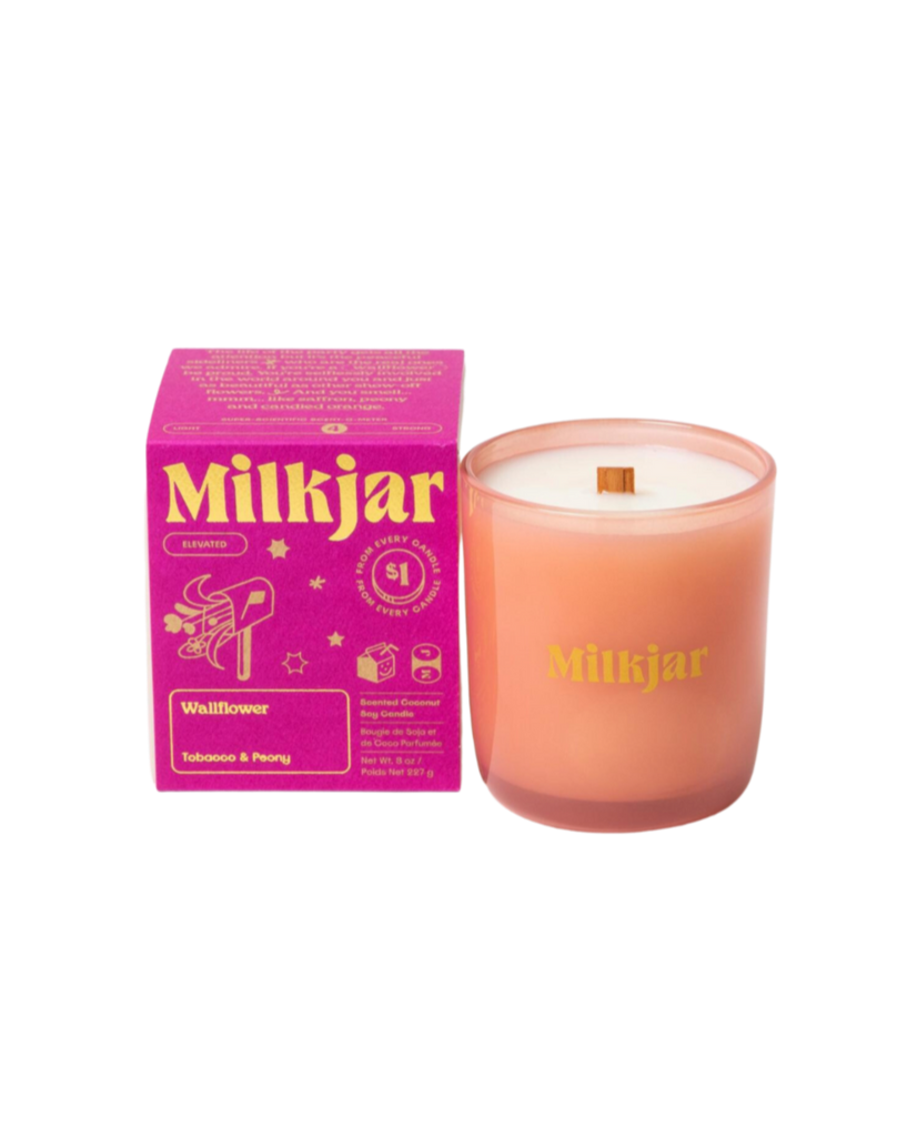 Milk Jar Candle Co. - Wallflower Elevated Candle