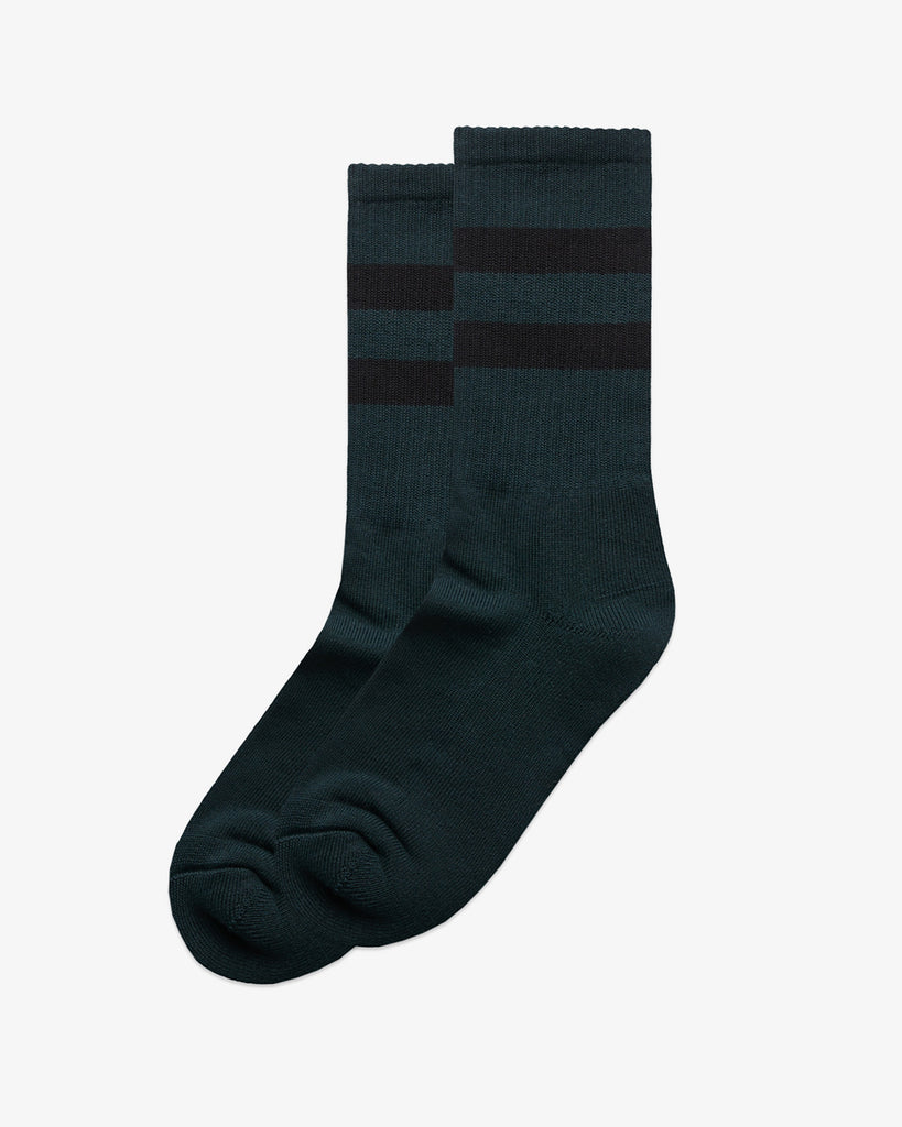 Camp Brand Goods - Relax Socks - Pine Green/Black
