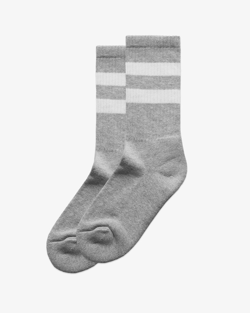 Camp Brand Goods - Relax Socks - Grey Marle/White
