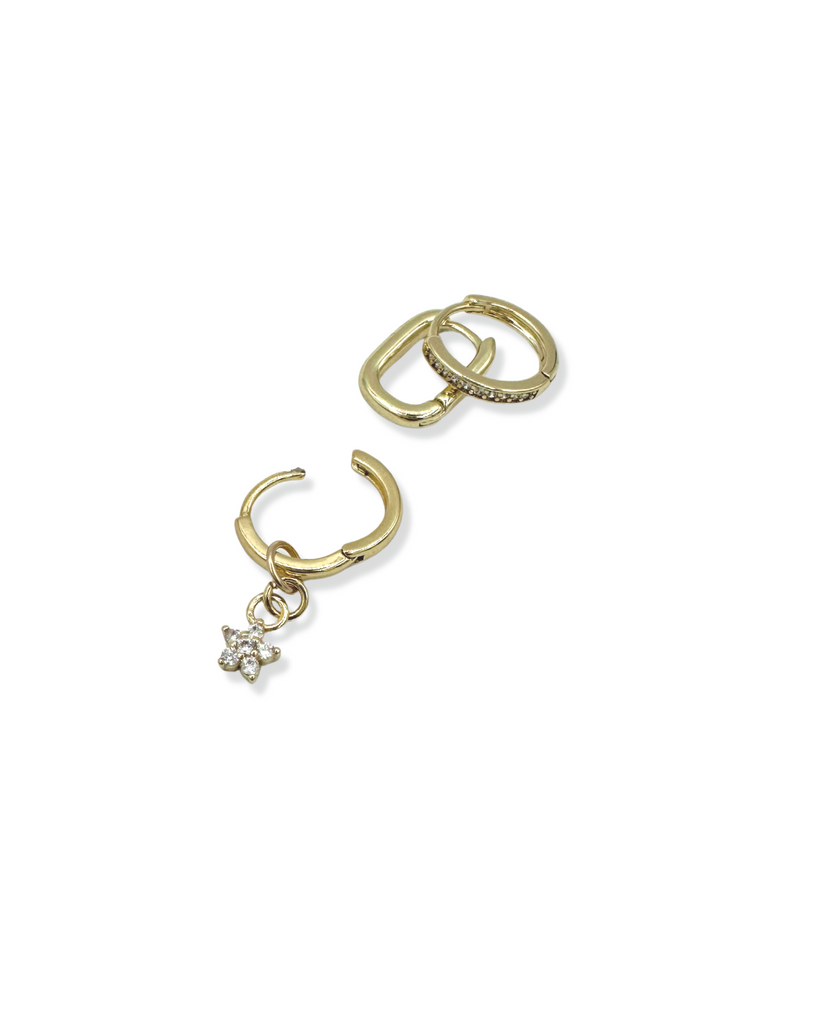 COUTUKITSCH - GOLDIE | Blossom Hoop Charm