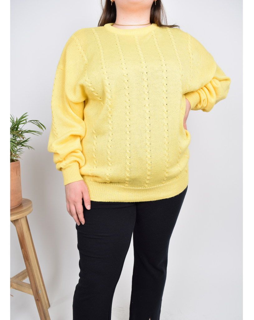 Vintage - International Yellow Sweater