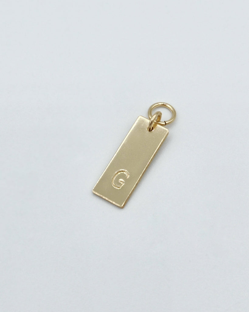 COUTUKITSCH - GOLDIE | Hand-Stamped Hoop Charm