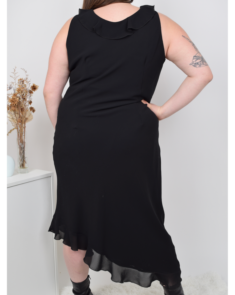 Vintage - D’allaird Black Sleeveless Dress
