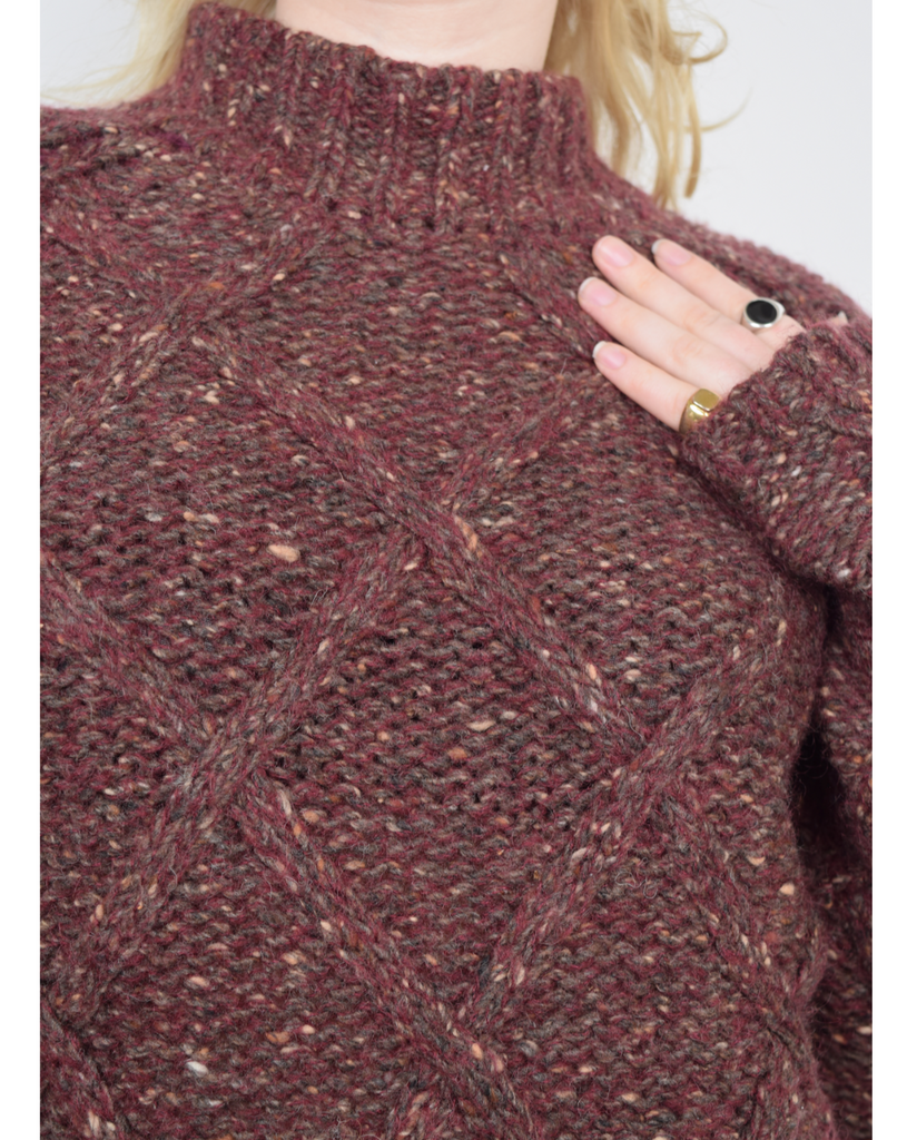 Vintage - Jones New York Burgundy Turtleneck Sweater
