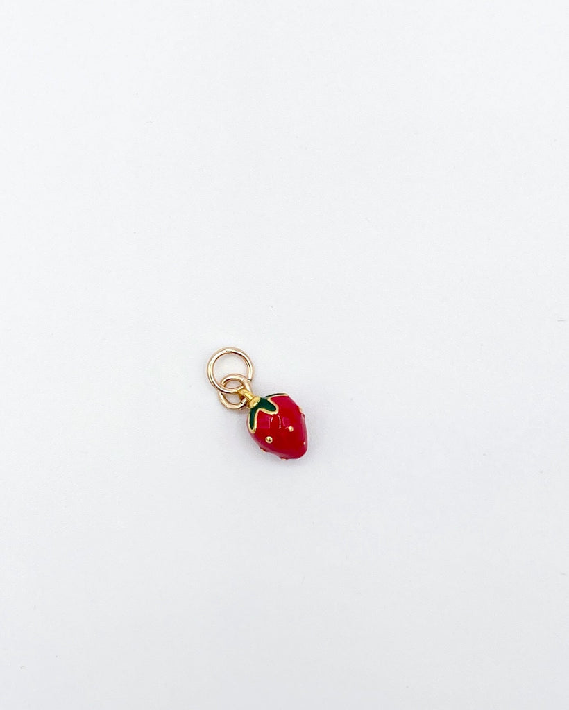 COUTUKITSCH - GOLDIE | Strawberry Hoop Charm