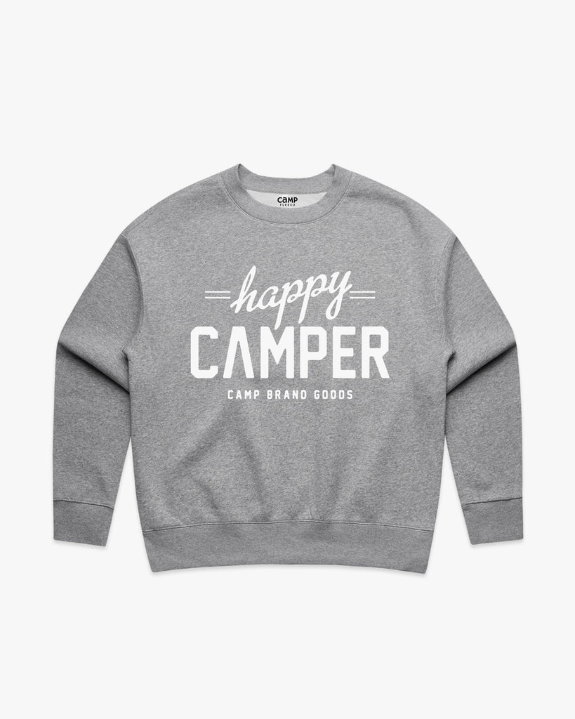 Camp Brand Goods Happy Camper Womens Crew