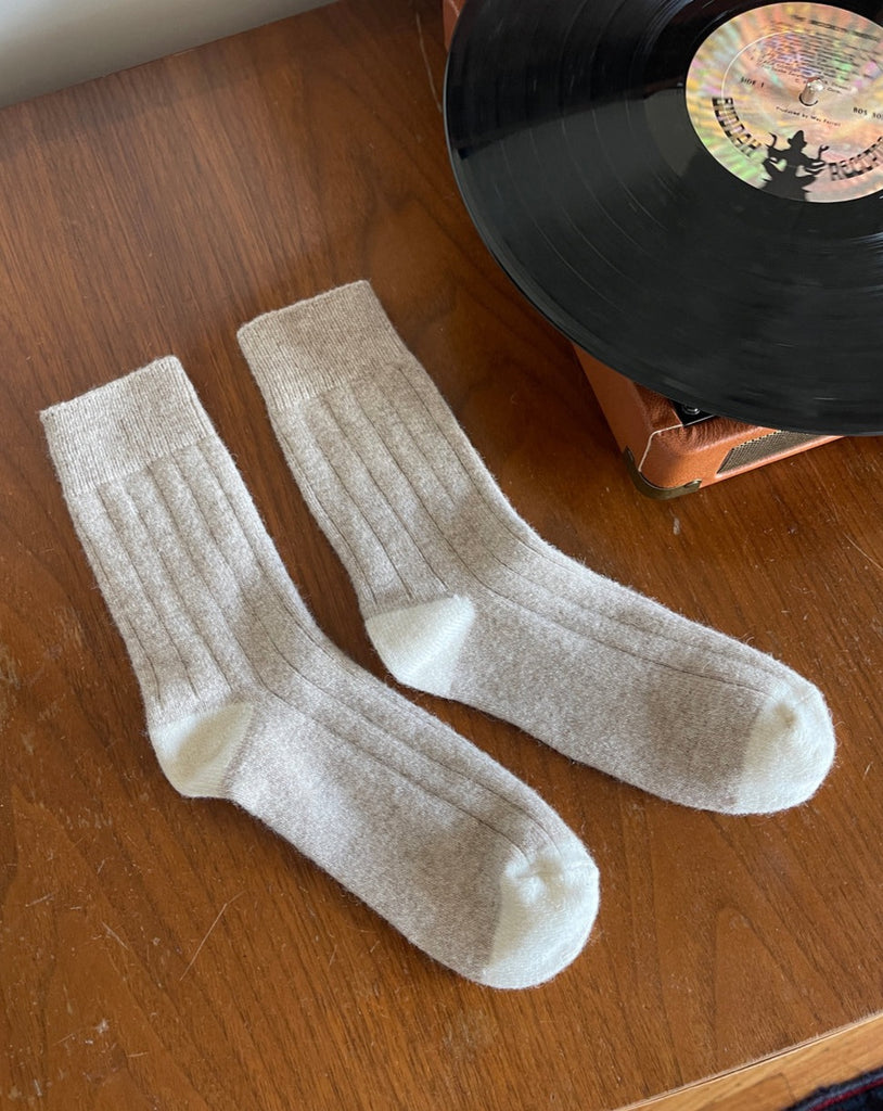 Le Bon Shoppe - Classic Cashmere Socks Fawn