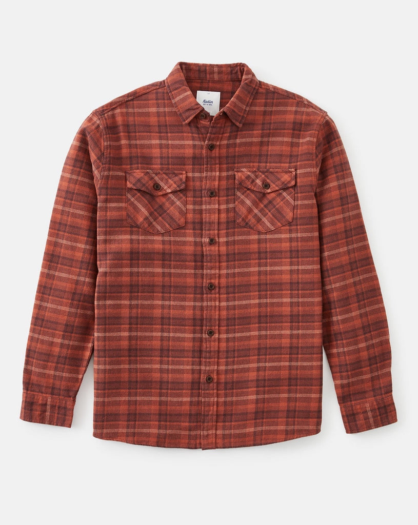 Katin - Vincent Flannel Sedona Red