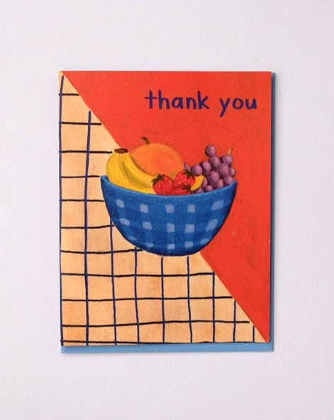 Small Adventure - Fruit Bowl Thank You Card