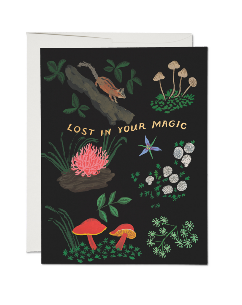 Red Cap Cards - Lost in Your Magic Card