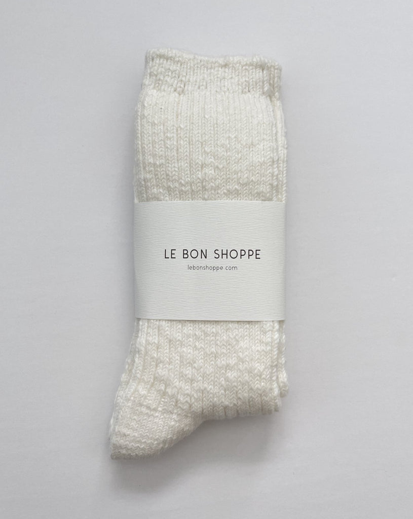 Le Bon Shoppe - Cottage Socks White Linen
